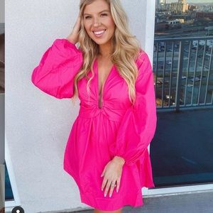 FREE PEOPLE PINK DRESS